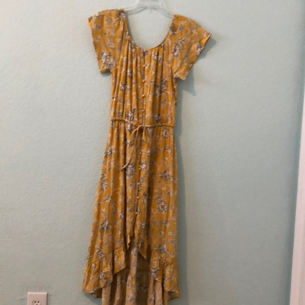 American Rag Yellow Floral Dress
